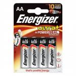 Energizer UltraPlus Battery Alkaline LR06 1.5V AA Ref 637463 Pack of 4