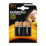 Duracell Plus Power MN1604 Battery Alkaline 9V Ref 81275365 Pack of 2