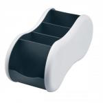 Avery Infinity Pen Pot Wave-design White and Grey Ref INF5WG