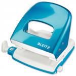 Leitz Nexxt WOW 5008 Punch 2-Hole Metal Medium-duty Capacity 30x 80gsm Metallic Blue Ref 50081036