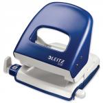 Leitz Nexxt 5008 Punch 2-Hole Metal Medium-duty Capacity 30x 80gsm Blue and Grey Ref 5008-00-35