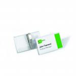 Durable Name Badges with Crocodile Clip 40x75mm Ref 8110 [Pack 25]