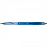 Bic Atlantis Ball Pen Retractable Cushioned Grip 1.6mm Tip 0.6mm Line Blue Ref 892414 [Pack 12]