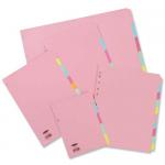 Concord Subject Dividers 230 Micron 10-Part A4 10 Colours Ref 72299/J22