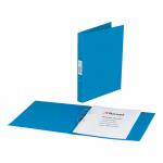 Rexel Budget Ring Binder Semi-rigid Polypropylene 2 O-Ring 25mm Size A4 Blue Ref 13422BU [Pack 10]