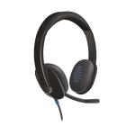Logitech H540 Headset USB Laser-tuned Speakers with On-ear Controls Ref 981-000480