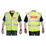 IVG Fire Warden Vest High Visibility Yellow with Fire Warden Reflective Logo Ref IVGSFWV