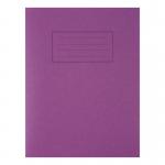 Silvine Exercise Book Ruled and Margin 80 Pages 229x178mm Purple Ref EX100 [Pack 10]