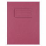 Silvine Exercise Book Ruled and Margin 80 Pages 229x178mm Red Ref EX101 [Pack 10]