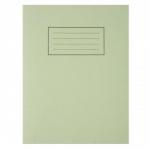 Silvine Exercise Book Ruled and Margin 80 Pages 229x178mm Green Ref EX102 [Pack 10]