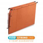 Elba Suspension File Lateral Manilla V-base 240gsm A4 Orange Ref 100330473 [Pack 25]