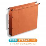 Elba Suspension File Lateral Manilla 30mm Base 240gsm A4 Orange Ref 100330475 [Pack 25]