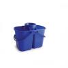 Duo Mop Bucket Colour Coded 7 and 8 Litre Sections Total 15 