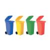 Wheelie Bin High Density Polythene with Rear Wheels 120 Litr