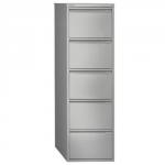 Bisley BS5E Filing Cabinet Flush-front 5-Drawer W470xD622xH1511mm Goose Grey Ref BS5E-73