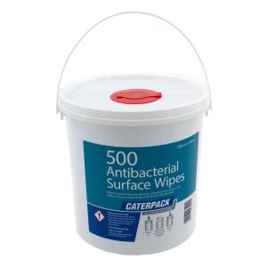 Cheap Stationery Supply of Robinson Young Caterpack Wipes Antibacterial Disinfectant 200x230mm 3898 Pack of 500 Office Statationery