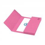 Elba Boston Document Wallet Pressboard 275gsm Capacity 32mm Foolscap Pink Ref 100090019 [Pack 25]