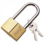 Draper Long Shackle Padlock Two Keys 40mm Ref 21578