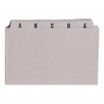 5 Star Guide Card Set A-Z 5x3in 25 Cards 127x76mm Buff