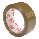 5 Star Packaging Tape Polypropylene 38mm x 66m Buff Pack of 6