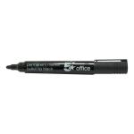 5 Star Permanent Marker Xylene/Toluene-free Smearproof Bullet Tip 2mm Line Black Pack of 12