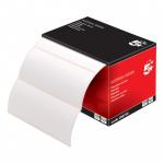 5 Star Address Labels 89x36mm on Continuous Roll 250 Labels