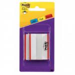 Post-it Index Filing Tabs Strong Flat 50mm 24 per Pack Red Ref 686F-24YWEU