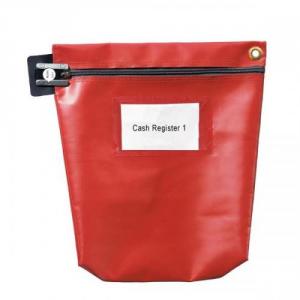 Cheap Stationery Supply of Versapak Cash Bag Tamper-Evident Zip Heavyweight Material Medium W267xD50xH267mm Red CCB1-RDS Office Statationery