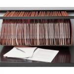 Bisley Lateral Filing Rail for Cupboard Grey Ref BUR