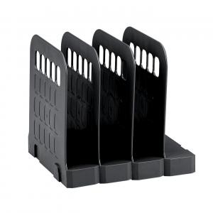 Cheap Stationery Supply of Avery Basics Book Rack Modular Interlocking Base 4 Sections W200xD183xH190mm Black 1136BLK Office Statationery
