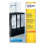Avery Filing Labels Laser Lever Arch 4 per Sheet 200x60mm Ref L7171 100 Labels