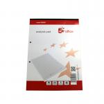 5 Star Analysis Pad Ruled 70gsm 8 Cash Column 80 Leaf A4 Ref 100080289