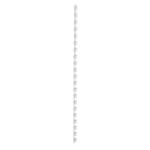 5 Star Binding Combs Plastic 21 Ring 35 Sheets A4 6mm White [Pack 100]
