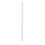5 Star Binding Combs Plastic 21 Ring 55 Sheets A4 8mm White [Pack 100]