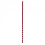 5 Star Binding Combs Plastic 21 Ring 55 Sheets A4 8mm Red [Pack 100]
