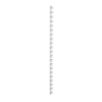 5 Star Binding Combs Plastic 21 Ring 75 Sheets A4 10mm White [Pack 100]