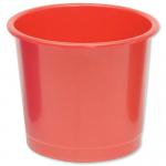 5 Star Waste Bin Polypropylene 14 Litres D304xH254mm Red