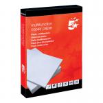 5 Star Copier Paper Multifunctional Ream-Wrapped 80gsm A4 White [500 Sheets]