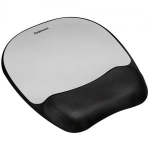 Cheap Stationery Supply of Fellowes Mousepad Non-skid Memory Foam Silver 917580 Office Statationery