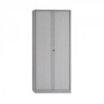 Bisley Tambour Cupboard Steel Side-opening W1000xD470xH2229mm Grey Ref AST87W-73