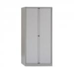 Bisley Tambour Cupboard Steel Side-opening H1968mm Grey Ref AST78W-73