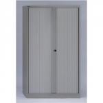 Bisley Tambour Cupboard Steel Side-opening W1000xD470xH1651mm Grey Ref AST65W-73