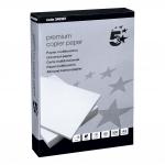 5 Star Copier Paper Smooth Ream-Wrapped 80gsm A4 High White [500 Sheets]