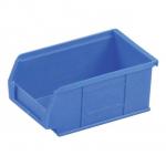 Container Bin Heavy Duty Polypropylene W165xD100xH75mm Blue Pack of 20