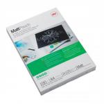 GBC Laminating Pouches Premium Quality Matt Non Reflective 150 Micron for A4 Ref 3747240 [Pack 50]