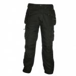 Dewalt Low Rise Trousers Metal-zip Holster-pockets Waist 40in Leg 31in Black Ref DWC17/001 31x40