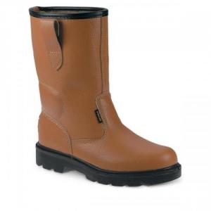 Cheap Stationery Supply of Sterling Work Safety Rigger Boots Fleece-lined Steel Midsole Shock-absorbent Size 7 Tan SS403SM7 Office Statationery