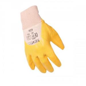 Cheap Stationery Supply of Portwest Nitrile Palm Knit Gloves Cotton-lining Medium Yellow A330 Med 12 Pairs Office Statationery