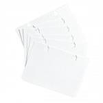 Refill Cards for Indexing Units A7 White Pack of 100