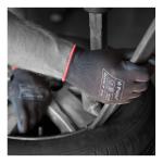 Polyco Matrix P Grip Gloves Polyurethane Tight-fit Size 9 Black Ref 403-MAT [12 Pairs]
